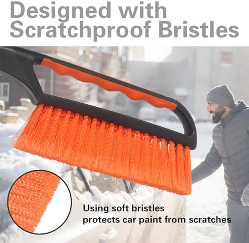 Snow Brush and Ice Scraper for Car Windshield, 26.4" Window Scraper Deicer for - Image 5