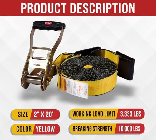 Mytee Products 20 Pack Ratchet Tie-Downs - Image 3
