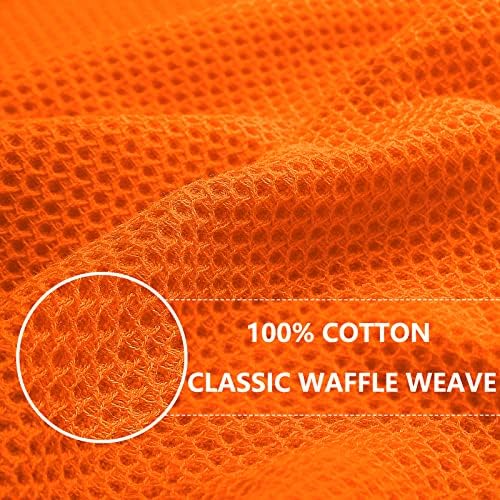 Homaxy 100% Cotton Waffle Weave Kitchen Dish Towels 4-Pack - Image 2