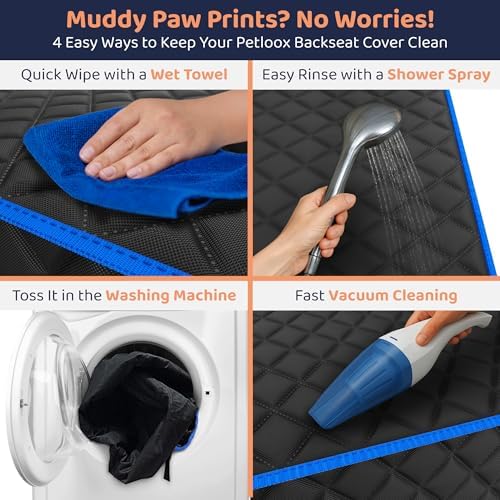 Dog Car Seat Cover for Back Seat, Dog Hammock for Car, Truck & Tesla - Image 6