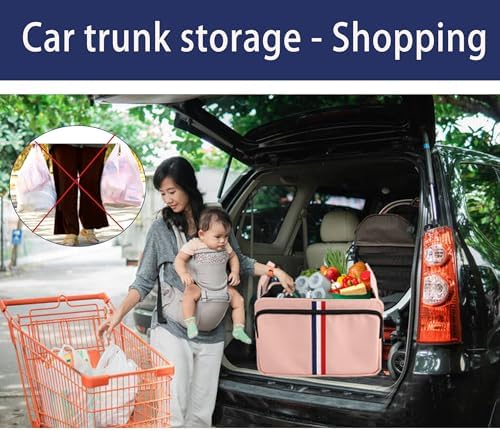 Homeve Trunk Organizer for Car, Waterproof Collapsible 3 Compartments Car - Image 6