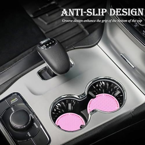 4PCS Bling Cup Holder Coaster, 2.75 Inch Auto Car Cup Holder Insert Coasters - Image 3