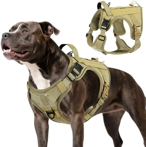 VavoPaw Heavy Duty Tactical Dog Harness by VavoPaw