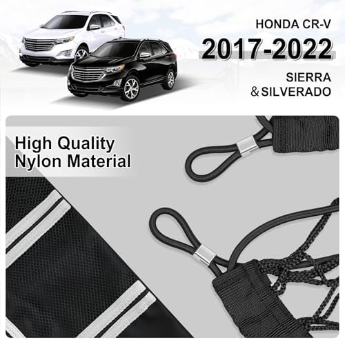 Amiss Truck Bed Cargo Net with Side Organizer, Compatible with 2017-2022 Honda - Image 4