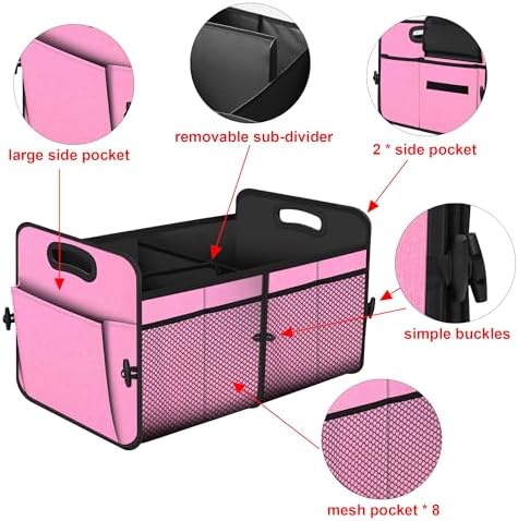 Femuar Car Trunk Organizer, Car Storage Organizer - Image 5