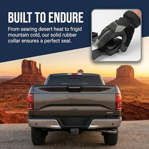 2" Trailer Hitch Cover, USA Flag Tow Receiver Tube Plug Cap - Image 3