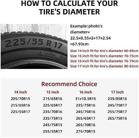Bald Eagle Spare Tire Cover for SUVs RVs Trailers Campers Trucks, Universal - Image 5