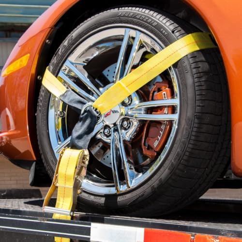 VULCAN Car Tie Down with Flat Hooks - Image 5