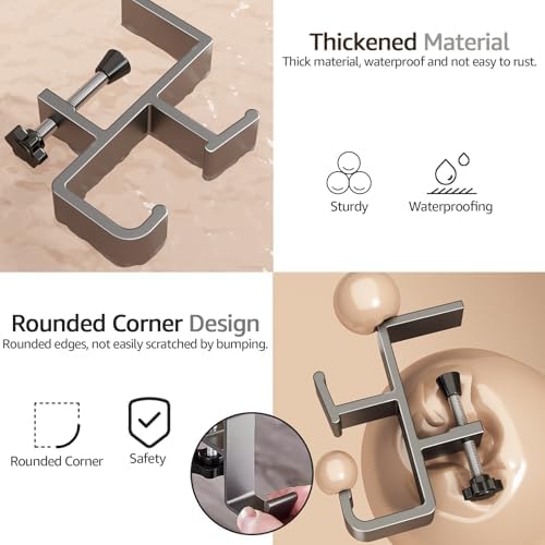 Desk Bag Hook, Aluminum Purse Hook - Image 2