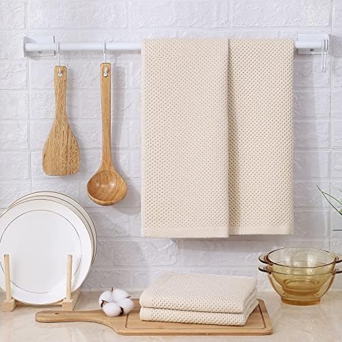 Kitinjoy 100% Cotton Waffle 4-Pack Kitchen Towels - Image 6