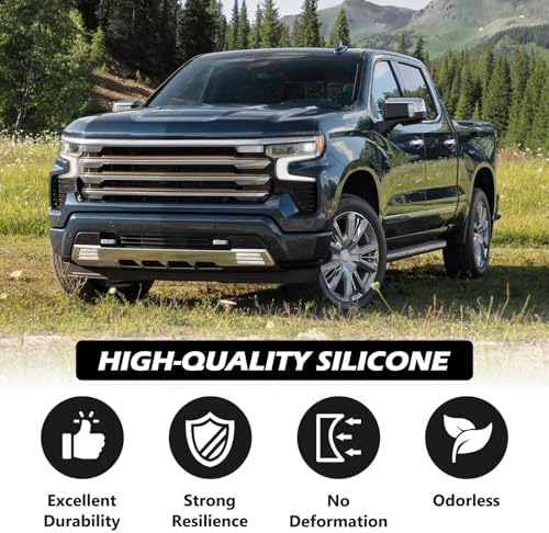 Tow Hook Covers for Silverado 1500/Sierra 1500 White - Image 3