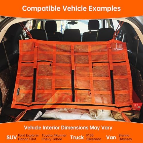 Extra Large Car Ceiling Cargo Net 39.3" x 23.6" - Image 4