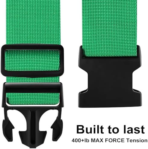Luggage Straps for Suitcases TSA Approved-2 Pack Bright Personalized Luggage - Image 2