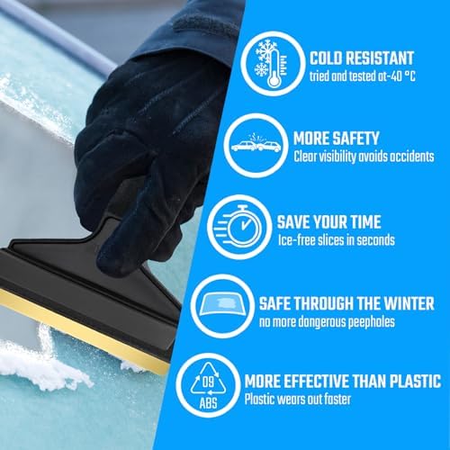 Car Ice Scraper Brass Blade - Image 4
