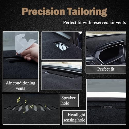 Dashboard Cover Dash Mat Fit for to-yota Camry 2017-2012, Car Dash Board Mat - Image 5