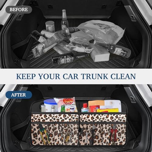 Femuar Car Trunk Organizer, Trunk Storage Organizer - Image 5