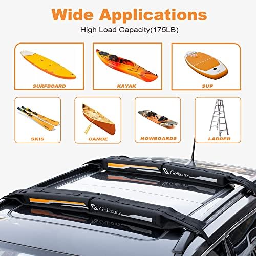 Golkcurx Universal Soft Roof Rack Pads - Image 6