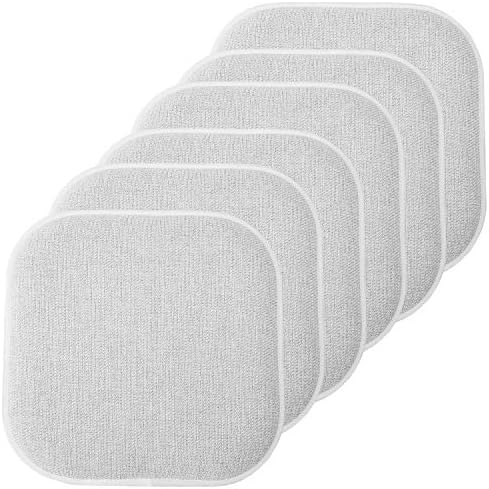 Sweet Home Collection Chair Cushion Memory Foam Pads Honeycomb Pattern Slip Non by SweetHomeCollection