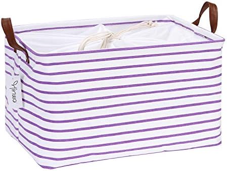Hinwo 31L Large Canvas Storage Bin by Hinwo