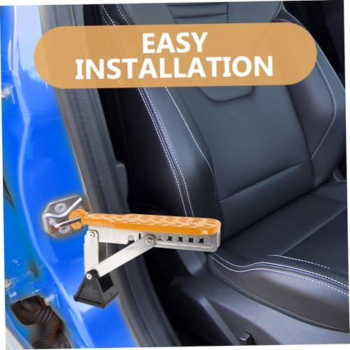 Zerodeko Universal Car Door Step Pedal 7-Level Adjustable Folding Accessory - Image 7