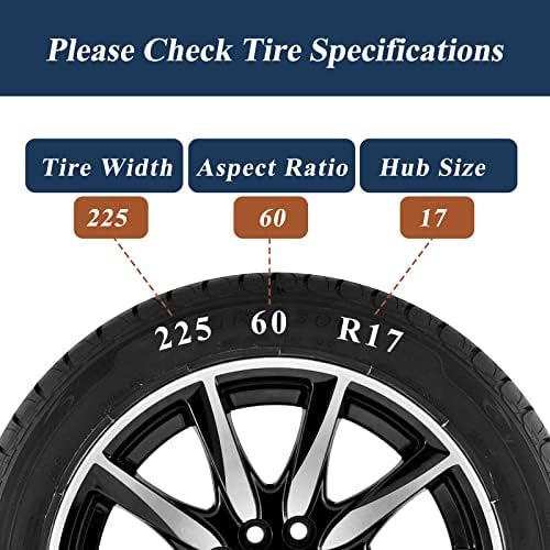 Snow Chains, 215-315mm Universal Tire Chains - Image 3