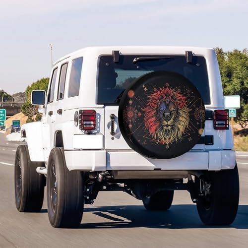 Lion's Head Symbols Spare Tire Cover - Image 2