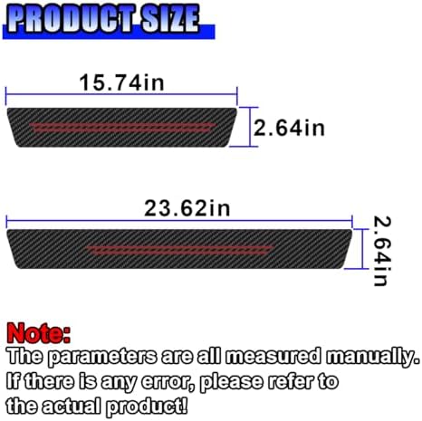 Car Door Sill Protector, Anti-Scratch Threshold Strip - Image 2
