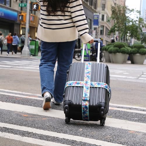 Disney Stitch Luggage Strap 2-Piece Set Officially Licensed, Adjustable Luggage - Image 2