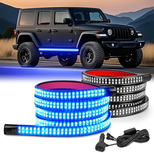 Nilight 2PCS 70 Inch Running Board LED Lights Strip Blue by Nilight