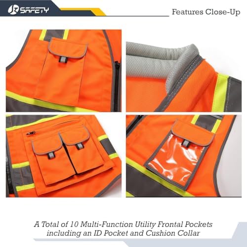JKSafety Reflective Safety Vest - Image 2