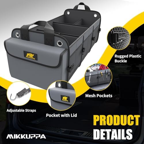 MIKKUPPA Car Trunk Organizer - Image 4