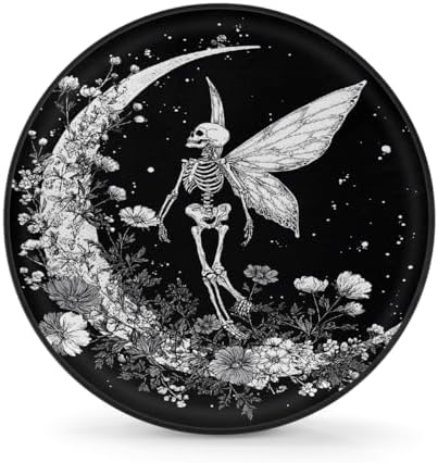 Pretty Skull Moon Spare Tire Cover Dust-Proof Wheel Protector by Unknown