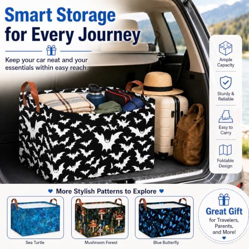 Frog Car Trunk Organizer 20L Collapsible Auto Storage Basket - Image 3