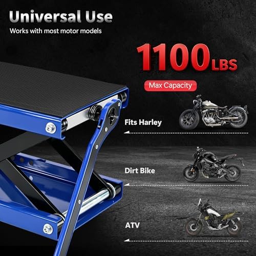 Motorcycle Lift Scissor Jack Heavy Duty Stand - Image 4