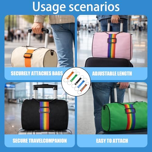 Luggage Straps for Suitcase, Durable Elastic Connector Straps for Airport - Image 7