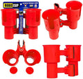 ROBOCUP, Patented Clamp On Boat Cup Holder |Multifunction Dual Drink Caddy by RoboCup