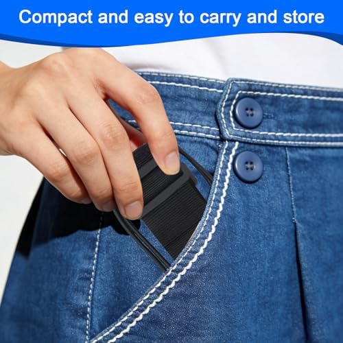 2 Pack Luggage Straps for Suitcases, Adjustable Bungee Elastic Belt - Image 6