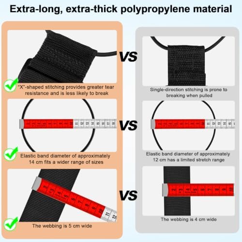 2 Pack Luggage Straps for Suitcases, Add a Bag Bungee Elastic Belt to Secure - Image 5