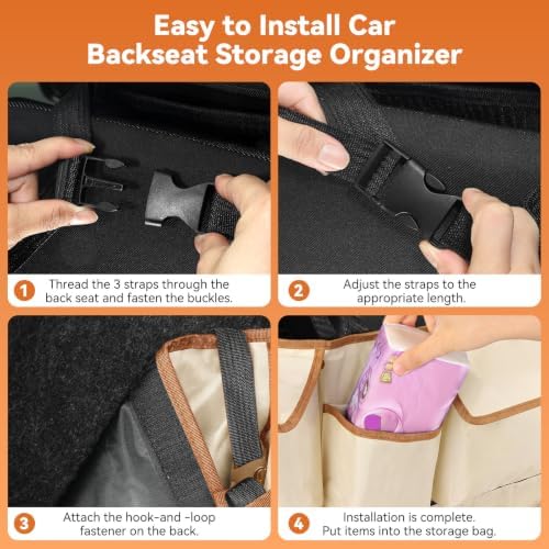 Trunk Organizer for SUV, Car Organizers and Backseat Hanging Storage - Image 6