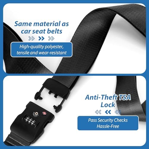 TSA Approved Luggage Straps - Image 6