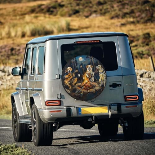 Funny Dog Spare Tire Cover Wheel Protectors - Image 7