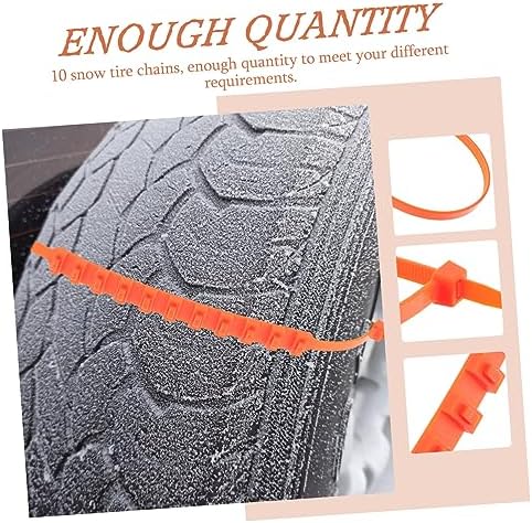 10Pcs Tire Strap Emergency Nylon Chain Anti-Skid - Image 6