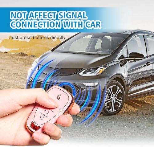 Rislobx Key Fob Cover Fit for Chevy Key, Car Key Case Protector for Volt Bolt - Image 4