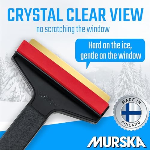 L&P Car Design A053-2 Pack Ice Scraper Brass Blade Original Murska from Europe - Image 3