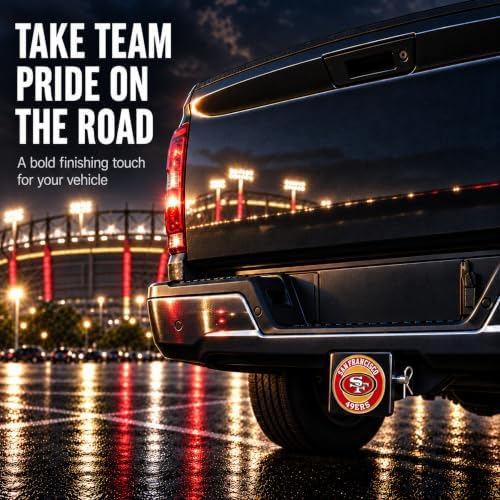 San Francisco 49ers Trailer Hitch Cover - Image 6
