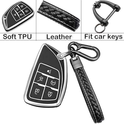for Chevrolet Key Fob Cover, TPU Protective Key Case - Image 6
