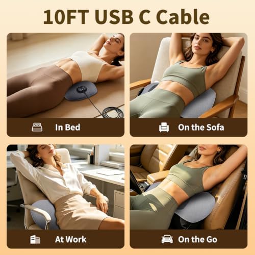 USB Electric Lumbar Support Pillow - Image 2