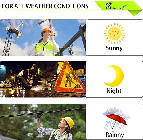 Hi Vis Reflective Safety Vest for Men Women - Image 6