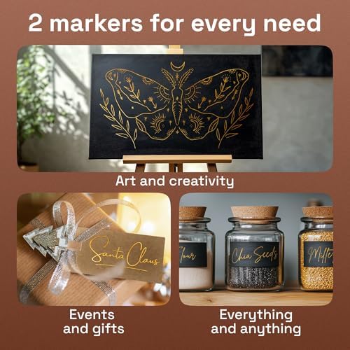 ARTISTRO Gold Acrylic Paint Markers - Image 6