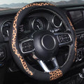 Leopard Print Steering Wheel Cover by ZHOL